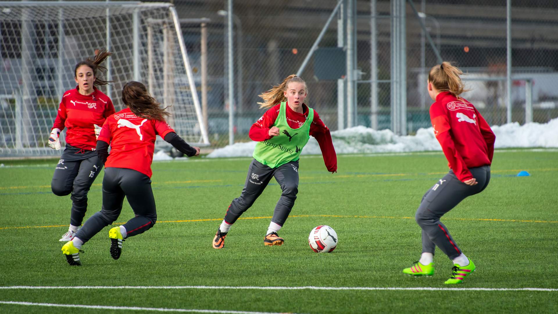 Women's football; women's national team; football; Rahel Tschopp; Credit Suisse Academy