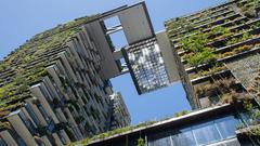 Green apartment complex in Sydney