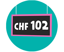 Icon mit Preisschild, auf dem «CHF 102» steht